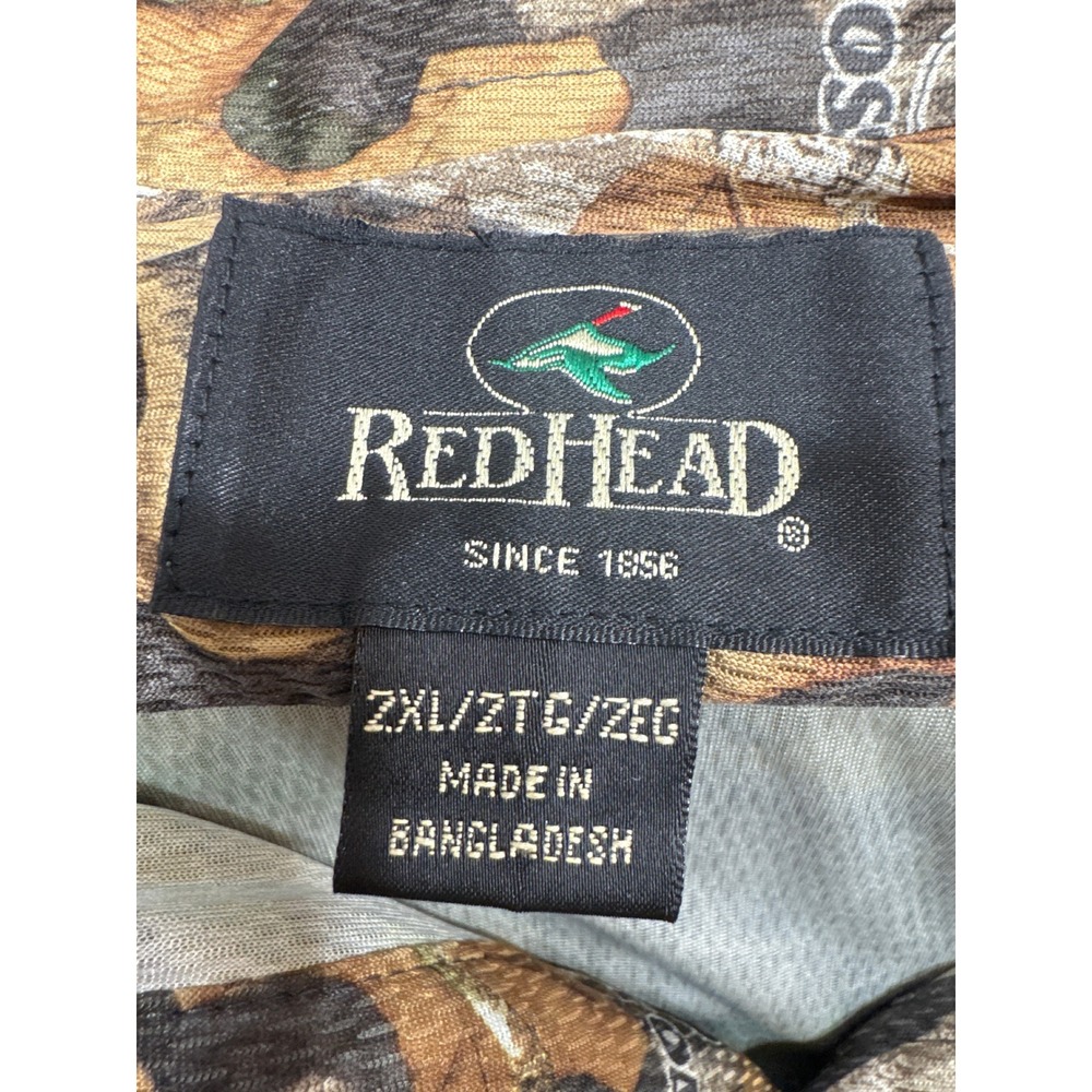 RedHead Mens 2XL Mossy Oak Obsession Camo Short Sleeve Ventilated Hunting Shirt - Picture 5 of 6